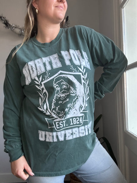 North Pole University Tee Short/Long sleeve