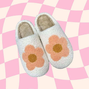 Flower Slippers - Pink